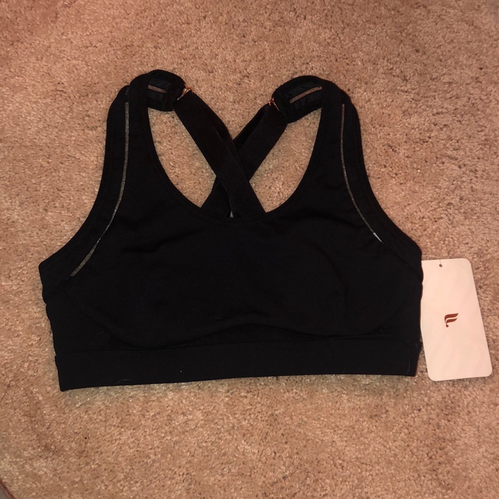 Fabletics High Impact Black Sports Bra